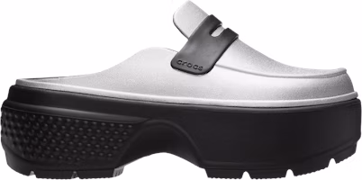 Crocs Stomp Loafer 'Silver Black' 210363-01V Crocs Stomp Loafer 'Silver Black' 210363-01V