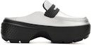 Order Crocs Stomp Loafer 'Silver Black' 210363-01V