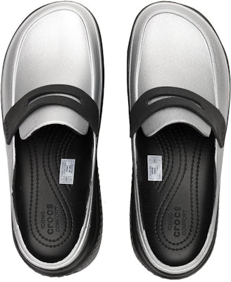 Crocs Stomp Loafer 'Silver Black' 210363-01V Purchase Crocs Stomp Loafer 'Silver Black' 210363-01V