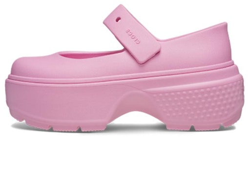 Crocs Stomp Mary Jane 'Pink Tweed' 209939-6XS Buy Crocs Stomp Mary Jane 'Pink Tweed' 209939-6XS