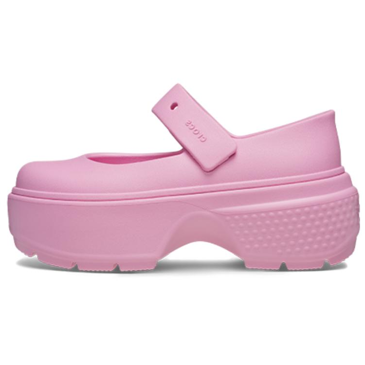 Crocs Stomp Mary Jane 'Pink Tweed' 209939-6XS