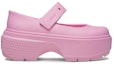 Order Crocs Stomp Mary Jane 'Pink Tweed' 209939-6XS