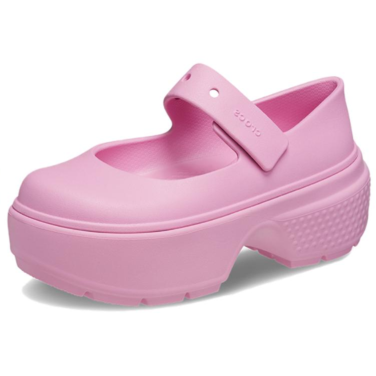 Shop Crocs Stomp Mary Jane ''Roze Tweed'' 209939-6XS