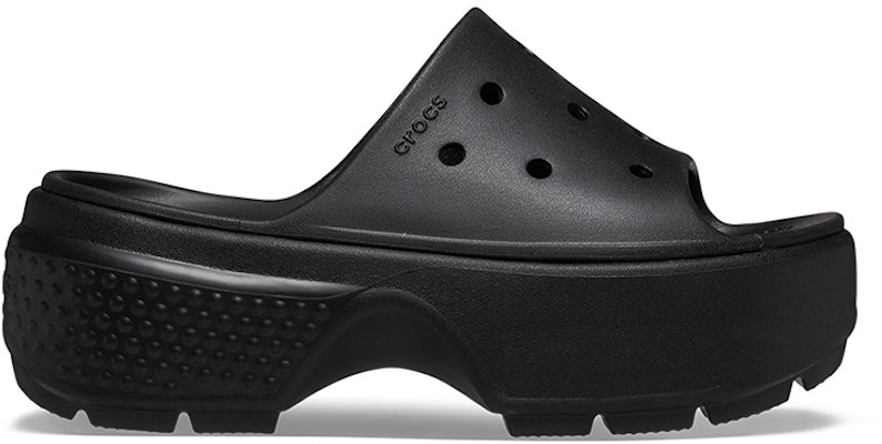 Crocs Stomp Slide 'Black' 209346-001 Order Crocs Stomp Slide 'Black' 209346-001