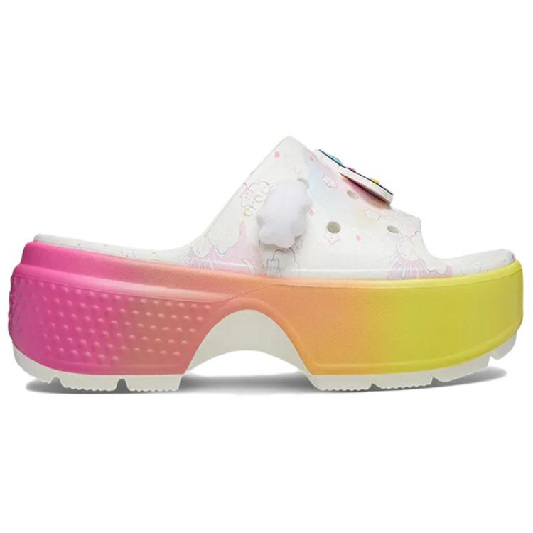 Lookbook Crocs 卡洛驰 Stomp Slide Care Bears 慈幼熊拖鞋 210108-100