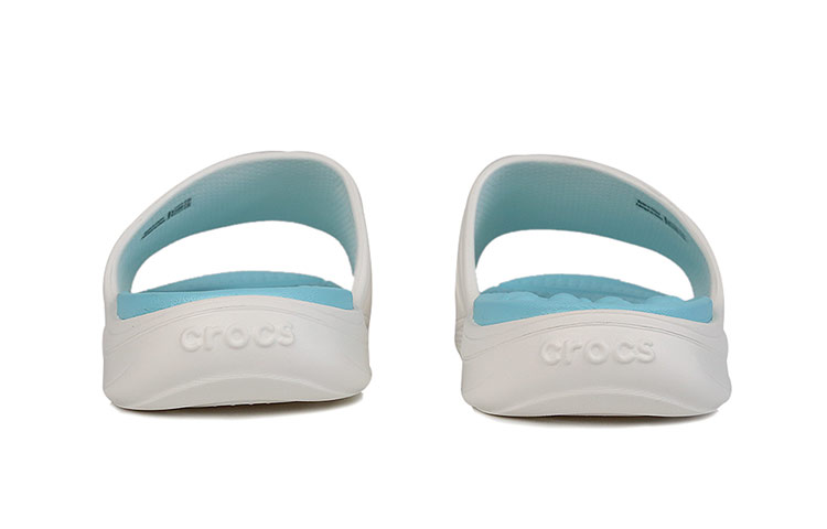 Lookbook Sepatu Pantai Crocs Swiftwater Biru Unisex 'Putih Biru' 205546-18B