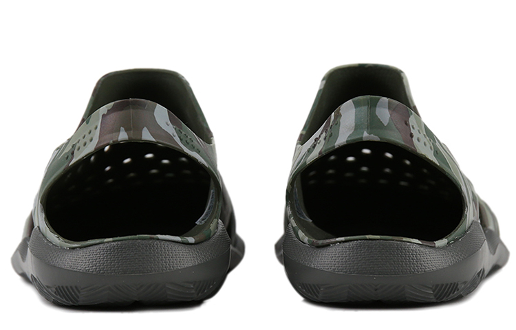 Lookbook Crocs 防滑時尚涼鞋 迷彩綠