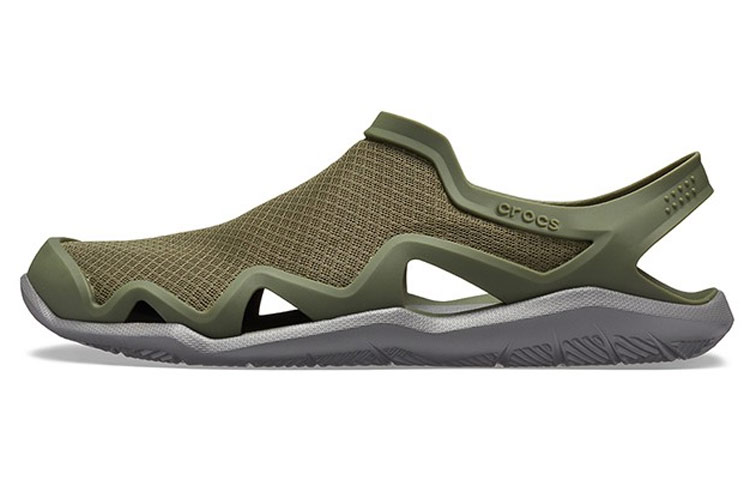Crocs Swiftwater Mesh Wave Sandals 'Army Green' 205701-3TF