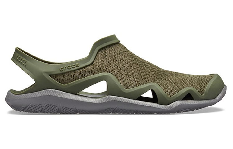 Order Crocs Swiftwater Mesh Wave Sandals 'Army Green' 205701-3TF