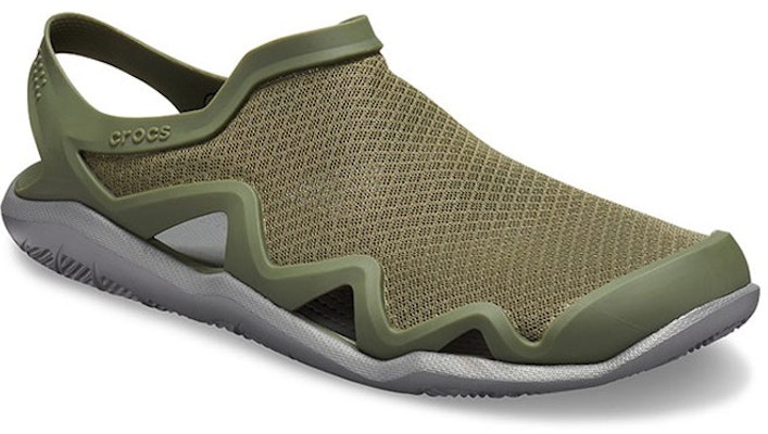 Crocs Swiftwater Mesh Wave Sandals 'Army Green' 205701-3TF Lookbook Crocs Swiftwater Mesh Wave Sandals 'Army Green' 205701-3TF
