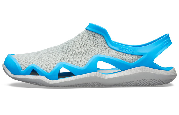 Crocs Swiftwater Mesh Wave Sandals 'Grey Blue' 205701-07X