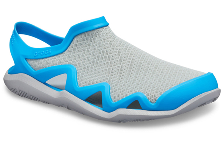 Lookbook Crocs Swiftwater Mesh Wave Sandals 'Grey Blue' 205701-07X