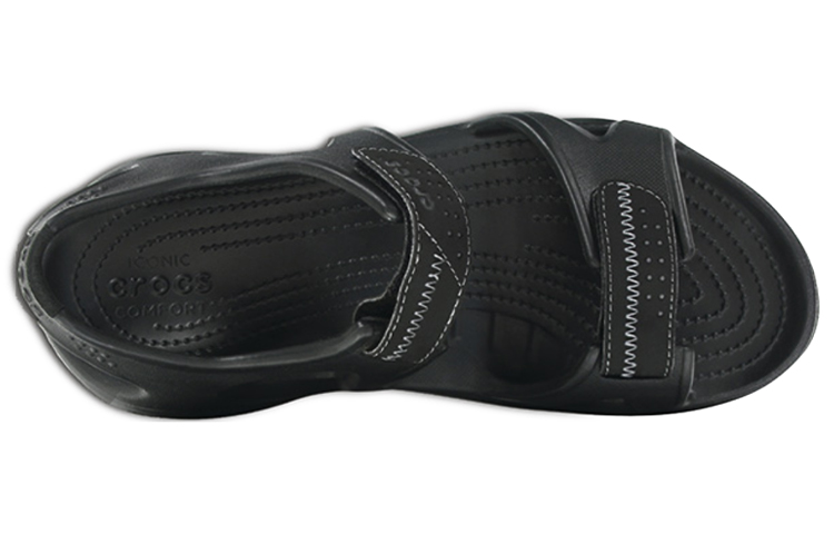 Shop Sandalias Crocs Swiftwater River 'Negro'. 203965-060