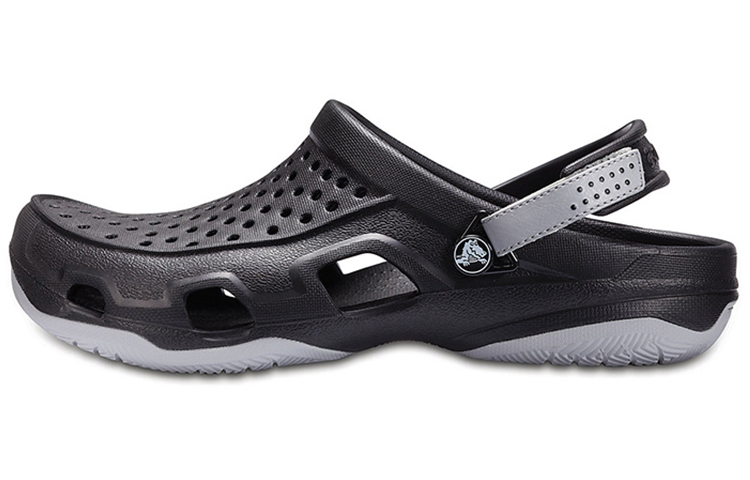 Crocs Swiftwater Sandal 'Black Grey' 203981-02G