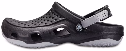 Crocs Swiftwater Sandal 'Black Grey' 203981-02G Crocs Swiftwater Sandal 'Black Grey' 203981-02G