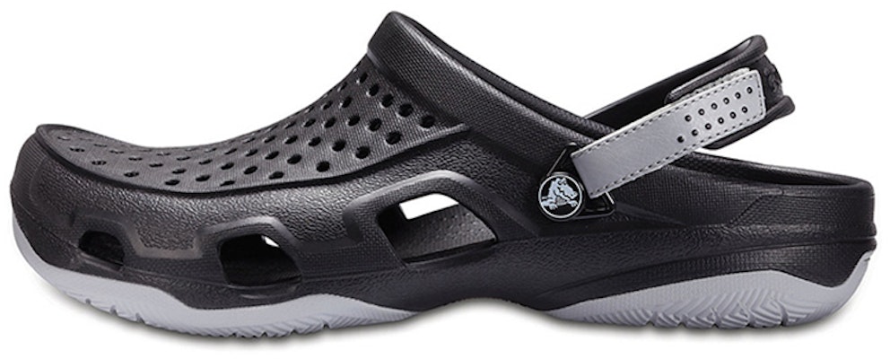 Crocs Swiftwater Sandal 'Black Grey' 203981-02G Buy Crocs Swiftwater Sandal 'Black Grey' 203981-02G