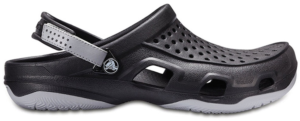 Crocs Swiftwater Sandal 'Black Grey' 203981-02G Order Crocs Swiftwater Sandal 'Black Grey' 203981-02G