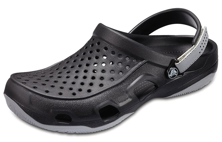 Shop Crocs Swiftwater Sandal 'Black Grey' 203981-02G