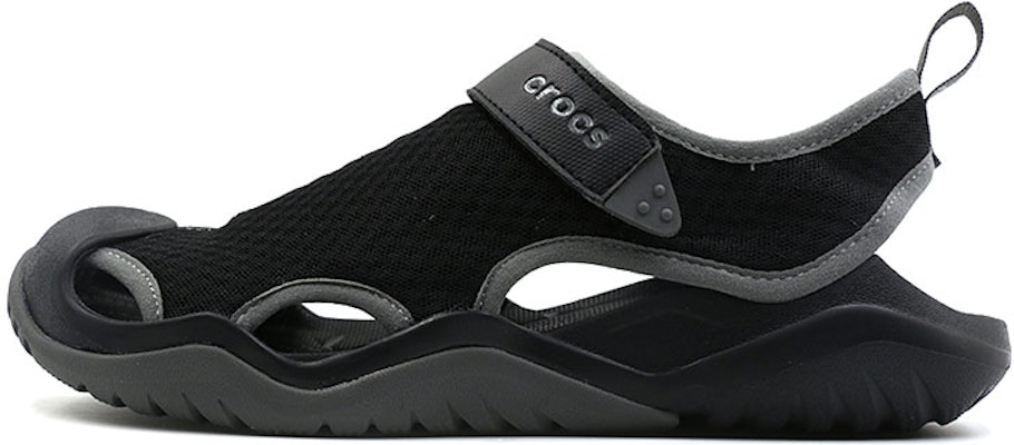 Crocs Swiftwater Sandals 'Black Dark Grey' 205289-001 Buy Crocs Swiftwater Sandals 'Black Dark Grey' 205289-001
