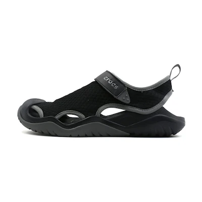 Crocs Swiftwater Sandals 'Black Dark Grey'