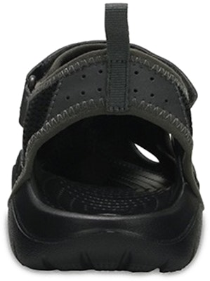 Sandal Crocs Swiftwater 'Hitam Kelabu Muda' 203967-02S Lookbook Sandal Crocs Swiftwater 'Hitam Kelabu Muda' 203967-02S