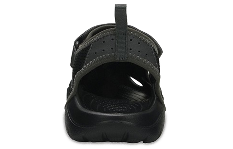 Lookbook Crocs Swiftwater 凉鞋‘黑色浅灰’ 203967-02S
