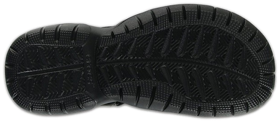 Crocs Swiftwater Sandals 'Black Light Grey' 203967-02S Purchase Crocs Swiftwater Sandals 'Black Light Grey' 203967-02S