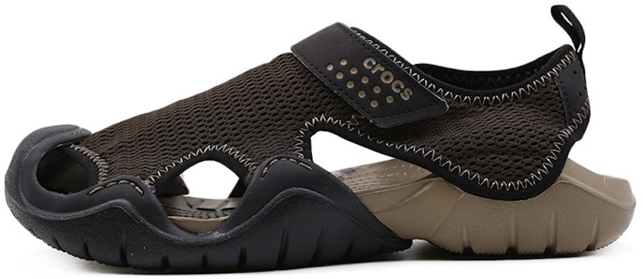 Crocs Swiftwater Sandals 'Khaki' 203967-22Y Buy Crocs Swiftwater Sandals 'Khaki' 203967-22Y