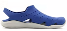 Lookbook Crocs Swiftwater Wave 簡約休閒沙灘洞洞涼鞋 藍色