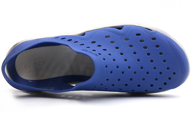 Crocs Swiftwater Wave 簡約休閒沙灘洞洞涼鞋 藍色 Purchase Crocs Swiftwater Wave 簡約休閒沙灘洞洞涼鞋 藍色