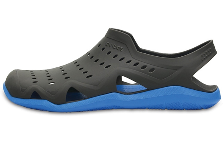 Crocs Swiftwater Wave Clogs 'Black Blue' 203963-08U