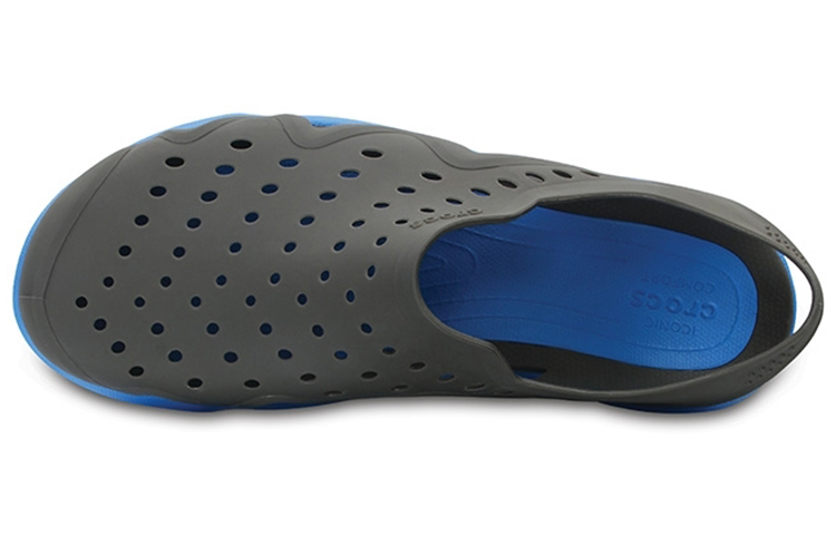 Purchase Crocs Swiftwater 戶外沙灘洞洞涼鞋 黑藍