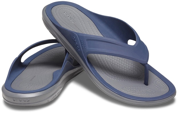 Crocs Swiftwater Wave Flip Flops 'Navy Blue' 206242-4HE Shop Crocs Swiftwater Wave Flip Flops 'Navy Blue' 206242-4HE