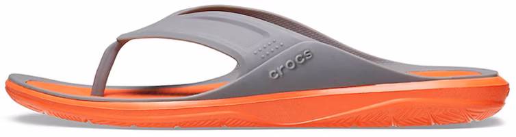 Crocs Swiftwater Wave Flip Flops 'Orange Grey' 206242-0EK Crocs Swiftwater Wave Flip Flops 'Orange Grey' 206242-0EK