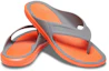 Shop Crocs Swiftwater Wave Flip Flops 'Orange Grey' 206242-0EK