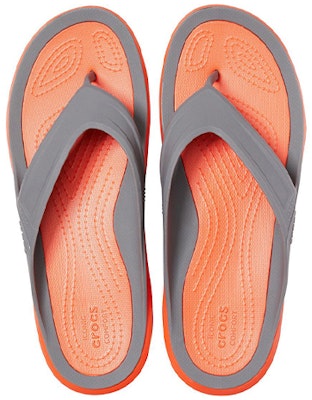 Crocs 速水波拖鞋 '橙灰色' 206242-0EK Purchase Crocs 速水波拖鞋 '橙灰色' 206242-0EK