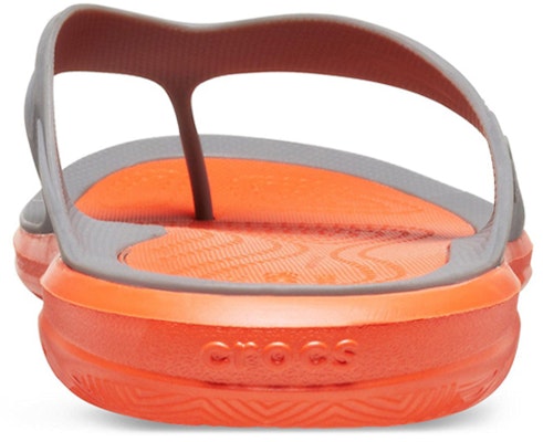 Crocs Swiftwater Wave Flip Flops 'Orange Grey' 206242-0EK Details for Crocs Swiftwater Wave Flip Flops 'Orange Grey' 206242-0EK