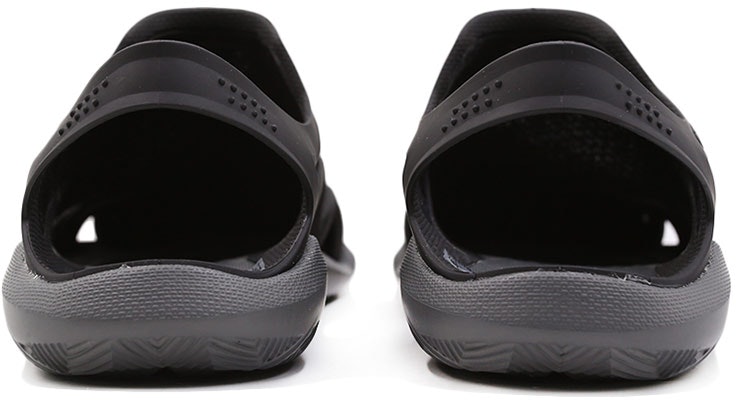 Crocs Swiftwater Wave Sandal Flats 'Black Grey' 205701-0DD Lookbook Crocs Swiftwater Wave Sandal Flats 'Black Grey' 205701-0DD