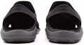 Lookbook Crocs Swiftwater Wave Sandal Flats 'Hitam Kelabu' 205701-0DD