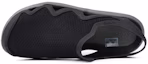 Shop Crocs Swiftwater Wave Sandal Flats 'Hitam Kelabu' 205701-0DD