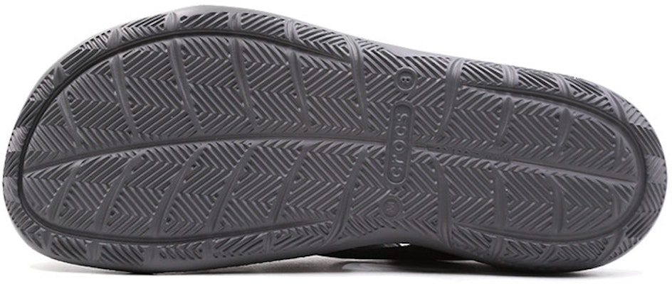 Crocs Swiftwater Wave Sandal Flats 'Black Grey' 205701-0DD Purchase Crocs Swiftwater Wave Sandal Flats 'Black Grey' 205701-0DD