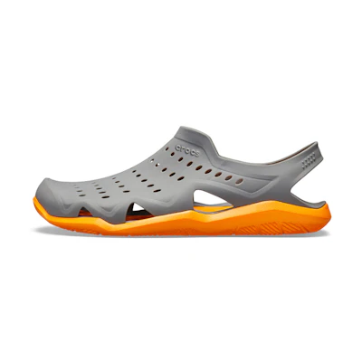 Crocs Swiftwater Wave Shoes 'Slate Grey Blazing Orange'