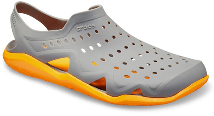 Crocs Swiftwater Wave Shoes 'Slate Grey Blazing Orange' 203963-0FR Lookbook Crocs Swiftwater Wave Shoes 'Slate Grey Blazing Orange' 203963-0FR