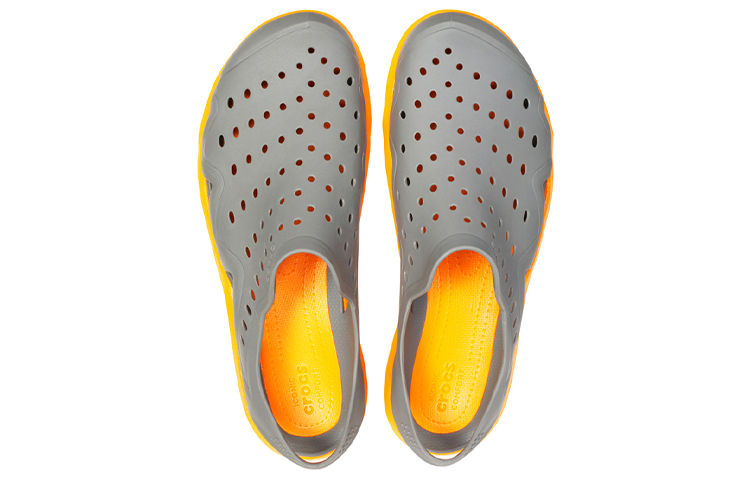 Purchase Crocs Swiftwater Wave Shoes 'Slate Grey Blazing Orange' 203963-0FR