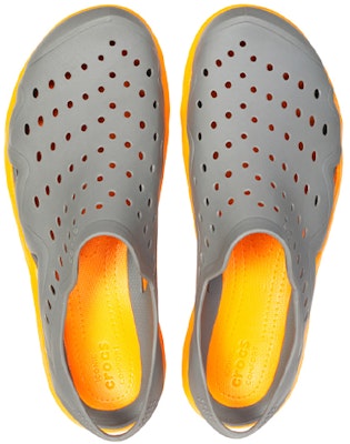 Crocs Swiftwater Wave Shoes 'Slate Grey Blazing Orange' 203963-0FR Purchase Crocs Swiftwater Wave Shoes 'Slate Grey Blazing Orange' 203963-0FR