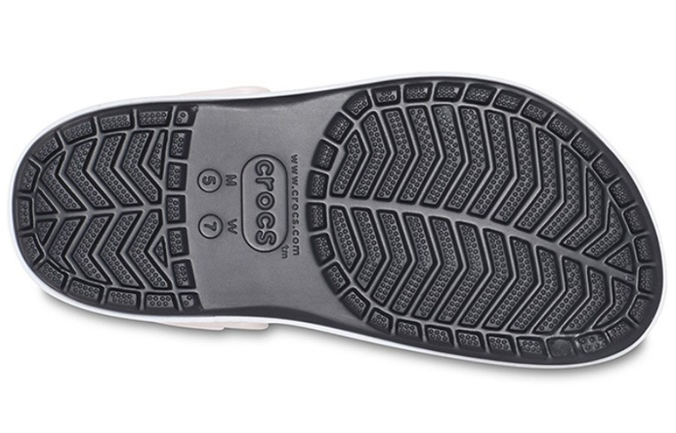Shop Crocs Thick Sole Black Unisex Sandals 205699-001