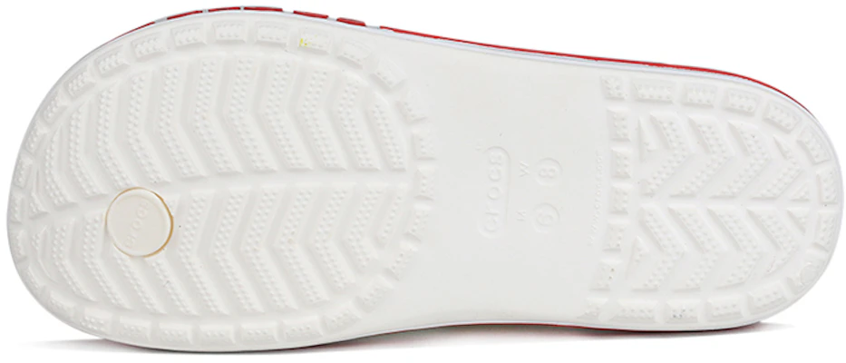 Crocs 貝雅卡駱班 扎染花紋人字拖 拖鞋 白色 男女同款 Shop Crocs 貝雅卡駱班 扎染花紋人字拖 拖鞋 白色 男女同款