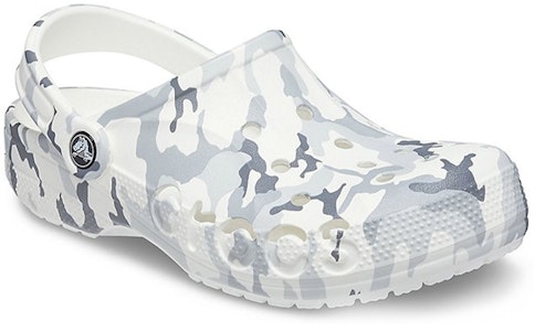 Crocs卡駱馳 防滑 耐磨 運動涼鞋 男女同款 灰白 Lookbook Crocs卡駱馳 防滑 耐磨 運動涼鞋 男女同款 灰白