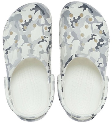 Crocs Unisex Bayaband Sandals - White Camo 'Gray White' 206230-1D3 Shop Crocs Unisex Bayaband Sandals - White Camo 'Gray White' 206230-1D3