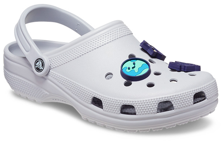 Lookbook 王者榮耀 x Crocs卡駱馳 Classic Clog 聯名款運動涼鞋 男女同款 數碼灰 星空夢想 魯班七號精英版